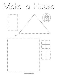 make a house worksheet