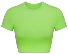 Green Fitted Cropped T-shirt With Crew Neck, Fitted Green Top For Streetwear, Green Cropped Top For Streetwear, Green Fitted Cropped T-shirt, Green Fitted Crew Neck Cropped T-shirt, Fitted Green Cropped T-shirt, Fitted Green Cropped T-shirt For Spring, Fitted Green Cropped T-shirt For Summer, Fitted Green Cropped T-shirt With Crew Neck