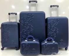 Blue Luggage Sets, Luxury Luggage Sets, Hardside Luggage Sets, Luxury Luggage, Stylish Luggage, Fruit Display