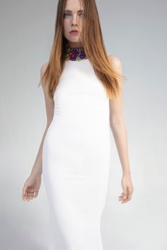 Halter neck multicolored beads dress - HerTrove Luxury Multicolor Halter Dress For Spring, Luxury Multicolor Halter Dress For Party, Luxury Multicolor Chic Halter Dress, Multicolor Fitted Sleeveless Halter Neck Dress, Luxury Multicolor Halter Neck Dress, Luxury Multicolor Halter Dress, Luxury Pre-draped Halter Neck Evening Dress, Multicolor V-neck Halter Party Dress, White Fitted V-neck Halter Dress