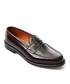 Alden Cordovan Leisure Handsewn Moccasin In Dark Burgundy - Todd Snyder Alden Cordovan, Alden Shoes, Mens Loafers Shoes, Gentleman Shoes, Moccasins Mens, Best Shoes For Men, Dark Burgundy, Loafers Style, Shoe Company