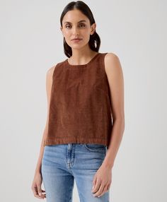 Women’s Modern Corduroy Button Back Tank made with Organic Cotton | Pact Organic Cotton Clothing, Cotton Clothing, 70s Style, Personal Marketing, 70s Fashion, Sewing Inspiration, Fair Trade, Personal Style, Organic Cotton