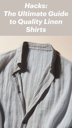 For Men:
Stay Cool and Crisp:

Hack: Roll up the sleeves of your linen shirt and pair it with linen shorts for a casual, breezy summer look. This not only keeps you cool but also adds a stylish touch to your outfit.
Wrinkle-Free Travel:

Hack: Roll your linen shirts instead of folding them when packing for a trip. This helps to reduce wrinkles and saves space in your luggage.
Layering for Versatility:

Hack: Layer your linen shirt over a lightweight cotton tee. This adds dimension to your outfit and allows you to adapt to varying temperatures throughout the day.
Quick Refresh:

Hack: Use a spray bottle filled with water to lightly mist your linen shirt and then let it air dry. This can help remove minor wrinkles and freshen up the fabric. Packing For A Trip, Linen Pants Suit, Travel Hack