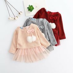 5028685149111547 You may like it! 3pcs kids baby boys Girls coat+T shirt+pants Outfits & set boys autumn clothing 351811330973 US $ 13.90 2pc Toddler Kids Baby Girls Outfits Cotton tops+Denim Flared pants Clothes Sets 351725364592 US $ 9.29 2Pcs/set Baby Girls Minnie Mouse Hoodie Coat Tops + Pants Set Kids clothes suits 351720526553 US $ 13.94 3pcs Baby Girls Peony coat+long sleeve T-shirt+ pants Kids Clothes Setsize：6-24M 351509880165 US $ 8.69 3PC/set Toddler Kids baby Girls Outfits coat+T-shi Spring Party Dresses, Spring Baby Clothes, Newborn Tutu, Girls Long Sleeve Dresses, Baby Overall, Fashion Pic, Baby Girls Dress, Children Party