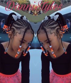 Small Hair Cut, Braids And Beads, Cabello Afro Natural, Easy Hairstyles For Kids, Awesome Hairstyles, Hairstyles Kids