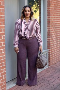 Style In My 30s, Plus Size Business Attire Professional, Professional Outfits Women Plus Size Work Wear, Business Casual Outfits For Plus Size, Plus Size Business Attire, Teacher Attire, Corporate Baddie, Wide Legged Pants, Baddie Outfit