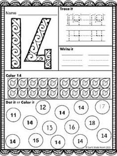 Numbers: Number Recognition 1-20 by Sue's Study Room | TPT