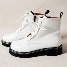 Brand New Millie Combat Boots Size 7. Moto Boots, Combat Boots, Color White, Size 7, Women Shoes, Brand New, Boots, Women Shopping, White