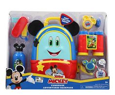 mickey mouse backpack with accessories for kids