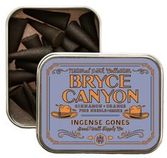 Notes of cinnamon, orange, pine needle & smoke. Our incense cones are hand-dipped and are housed in a sturdy aluminum tin; the lid can be used as a burning surface. Each cone will burn for 20-30 minutes with a scent longevity of 2-4 hours. Craters Of The Moon, San Gabriel Mountains, Kings Canyon, Bryce Canyon National Park, North Cascades, Bryce Canyon, Incense Cones, Pine Needles, Things To Buy