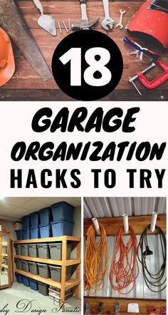 Garage Organization Hacks, Garage Storage Plans, Garage Organizing