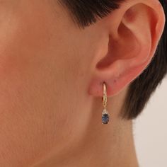 "September Birthstone, Sapphire Earrings, Birthstone Earrings, Christmas Gift, 14k Gold Earrings, Gemstone Earrings, Sapphire Jewelry Designed carefully, which will brighten your ear. Our model is quite suitable for everyday use as well as your special day, makes a strong impression with its design, is as stylish as it is ambitious.   All of our products has the stamp \"585\" on them. (which states that this is real gold) Our product weighs 2.4 gr and the chain length is 42 cm. There may be +/- Fine Jewelry Birthstone Huggie Earrings, Fine Jewelry Teardrop Gemstone Hoop Earrings, Teardrop Gemstone Hoop Earrings In Fine Jewelry Style, Pear-shaped Diamond Earrings With Gemstones As A Gift, Pear-shaped Diamond Earrings With Gemstone For Gift, Elegant Huggie Gemstone Earrings, Elegant Gemstone Huggie Earrings, Elegant Teardrop Hoop Earrings With Birthstone, Elegant Teardrop Birthstone Hoop Earrings