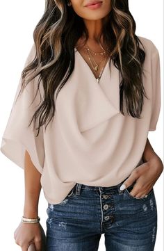 Chiffon Blouses, Cut Clothes, Pleated Chiffon, Meeting Friends, Womens Tops Summer, Women Tunic Tops, Loose Blouse, Chiffon Shirt, Chiffon Blouse