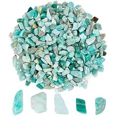 1 Box 100g Amazonite Chip Beads Blue Irregular Gemstones Healing Crystal Kyanite Stone Charm Rocks Bead for Jewelry Making DIY Crafting Chakra Decor Bracelet Necklace Supplies Accessories Size: 5~10.5x5~7x2~4mm.  Color: Multicolor.  Gender: unisex.  Age Group: adult. Chakra Decor, Color Healing, Diy Gemstone, Buy Bead, How To Make Rings, Bead Kits, Chip Beads, Precious Jewelry, Gemstone Healing