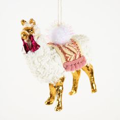 Winter Llama Ornament - CARLYLE AVENUE Llama Ornament, Pretty Blankets, Llama Christmas, Cody Foster, Llama Alpaca, Christmas Special, Tree Decor, Toy Store, All Things Christmas