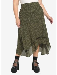 Skeleton Fairy Midi Skirt Plus Size Midlength Skirts Oputifts, Old Midi Skirt, Skirts For Women Over 50 Plus Size, Jumper Skirt Plus Size, Plus Size Skirts And Boots, Cheap High Waist Grunge Skirt, Gremlincore Skirt, Black Plus Size Fairy, Skirts Thick Thighs