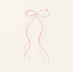 a drawing of a woman's long hair with flowers on the side and stars in the back