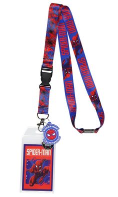 PRICES MAY VARY. 100% OFFICIALLY LICENSED SPIDER-MAN LANYARD: These lanyards are designed by Bioworld, one of the leading pop culture apparel, headwear, and accessories distributors in the world! They make Spiderman products like socks, hats, shirts, jewelry, and this ID lanyard! SUPERIOR QUALITY / MADE OF STRONG FABRIC MATERIALS: Made of solid nylon fabric. This lanyard is regular style width that is perfect for a trading pin lanyard for those smaller pins; using as a wallet lanyard, attaching Script Logo Design, Wallet Lanyard, Id Lanyard, Key Lanyard, School Supply Labels, Classic Metal, Id Badge Holders, Logo Pattern, Nylon Fabric