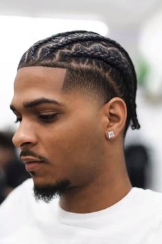 Cornrow Styles For Men, Box Braids Men, Braids With Fade, Hair Twists Black, Boy Braids, Braid Styles For Men