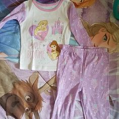 Sleeping Beauty And Belle Top With Castle Themed Pants Cute Purple Sets For Sleepover, Cute Purple Long Sleeve Sleepwear, Playful Purple Sets For Pajama Party, Mollie Mae, Disney Onesies, Baby Boy Disney, Princess Pajamas, Spiderman Pajamas, Mickey Mouse Pajamas