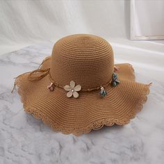 SKU CY-!125997 Material Straw Products Style Holiday Feature Flowers Neckline / Occasion Elegant ，Stylish Seasons Spring，Summer Type Straw Hat Color Beige,Pink,Ivory1, Khaki1,Dark Blue,Khaki2, Ivory2 Size / Size Chart Please consult the size chart we provide for this item's measurements to help you decide which size to buy. Please note: There may be 1-3cm differ due to manual measurement. CM cap circumference Cap depth visor 56 10 10 Pink Casual Straw Hat For Summer, Casual Pink Straw Hat For Summer, Cute Adjustable Beige Sun Hat, Cute Adjustable Beach Hat, Cute Hats For Beach Season Vacation, Cute Adjustable Hats For Beach, Casual Pink Sun Hat For The Beach, Cute Brimmed Straw Hat For Beach, Cute Curved Brim Straw Hat For Beach