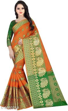 Checkout this latest Sarees Product Name: *cotton based jacquard saree* Saree Fabric: Cotton Silk Blouse: Running Blouse Blouse Fabric: Cotton Silk Pattern: Printed Blouse Pattern: Same as Border Multipack: Single Sizes: Free Size (Saree Length Size: 5.5 m, Blouse Length Size: 0.8 m) Country of Origin: India Easy Returns Available In Case Of Any Issue Catalog Rating: ★4.2 (1221) Catalog Name... Jute Silk Saree, Dupion Silk Saree, Cotton Silk Saree, Dupion Silk, Kanjivaram Sarees, Stylish Sarees