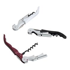 three pairs of multi - function swiss army knifes