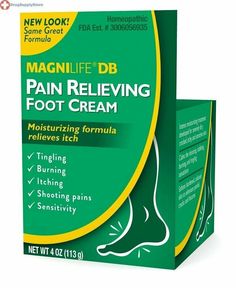 Magni Life DB Pain Relieving Foot Cream 4 Oz  Non-greasy formula penetrates deeply Ideal for sensitive skin No added dyes or fragrances No petroleum or mineral oils Diabetic friendly Stabbing Foot Pain? Intense, moisturizing treatment developed for severely dry, cracked, itchy, and painful skin on the feet. Calms the shooting, stabbing, burning, and tingling sensations. Helps soften hardened, callused skin to eliminate painful cracks and fissures. 100 percent safe to use between the toes. Formul Vicks Vaporub Uses, Uses For Vicks, Vicks Vaporub, Natural Pain Relief, Foot Cream, Nerve Pain, Itchy Skin, Foot Pain, Moisturizer Cream