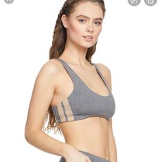 Brand New With Tags, Really Cute And Comfy! Matching Leggings Also In My Closet In Almost New Condition! Fitted Gray Sports Bra For Loungewear, Gray Fitted Sports Bra For Casual Wear, Matching Leggings, Spiritual Gangster, Sports Bras, Women's Intimates, Gray Color, Sports Bra, Leggings