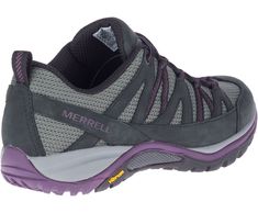 Merrell Women's Siren Sport 3 Waterproof Black Blackberry Black Hiking Boots With Air Cushioning For Outdoor Activities, Black Walking Shoes With Air Cushioning For Hiking, Black Mesh Breathable Walking Shoes, Black Breathable Mesh Walking Shoes, Black Moisture-wicking Walking Shoes For Hiking, Kids Winter Boots, Kids Snow Boots, Pre Black Friday, Hiking Shoe