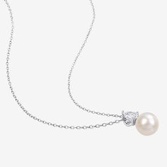 Pearl Type: Cultured Freshwater PearlsJewelry Closure: Spring Ring ClaspLink Construction: SemisolidPearl Size: 8.5mmMetal Color: WhiteChain Length: 18 InchChain Width: 1 MillimetersPendant Length: 15.1mmPendant Width: 8.7mmMetal: Sterling SilverChain Construction: CableCare: Wipe CleanStone Type: 1 Lab Created SapphireBirthstone: June BirthstoneNecklace Type: Pendant NecklacesCountry of Origin: Imported Pear-shaped Pearl Chain Jewelry, Elegant Pear-shaped White Gold Necklace, Formal Pear-shaped Single Strand Necklace, Elegant Single Strand Pearl Pendant Necklace, Elegant Single Strand Pendant Pearl Necklace, Classic Pearl White Pendant Necklace, Classic Akoya Pearl Pear-shaped Necklace, Classic Pear-shaped Pearl Chain Jewelry, Formal Pearl White Necklace With Pearl Charm