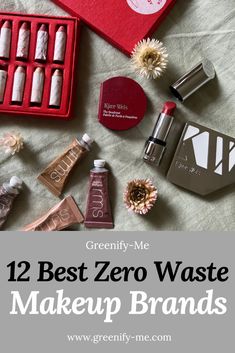 Searching for the best zero waste makeup brands? Here are the most notable plastic-free cosmetic options on the market. #zerowaste #zerowastemakeup #sustainable #makeup #plasticfree Diy Makeup Recipe, Makeup Packaging