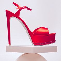 Absolutely Stunning!! Extremely Sexy!! Brand New In Original Box And Dust Bag. Crystal Detailed On Platform. Easy To Walk In. Runs About A Half Size Small, So Know Your Size In Rene Caovilla. Red Platform Heels For Evening, Red Platform Heels For Wedding, Red Heels With Heel Strap For Gala, Red Fitted Heels For Gala, Glamorous Red Heels For Gala, Glamorous Red Platform Heels, Red 4-inch Heels For Gala, Elegant Red Heels For Gala, Luxury Red Heels For Evening