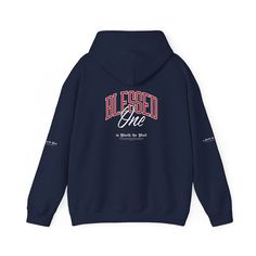 Unisex Blessed One Heavy Blend Hooded Sweatshirt | Lush kicks Say Goodbye, Hooded Sweatshirt, Streetwear Fashion, Lush, Hooded Sweatshirts, Street Wear, Sweatshirts