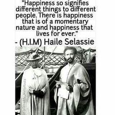 two men standing next to each other in front of a quote from h m hale selassie