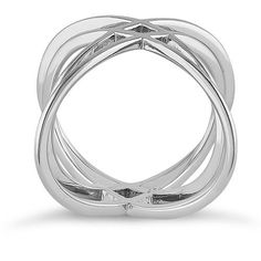 Top of ring height: 21.1mm

      Band width: 20mm

      Shank width: 6.4mm

    
 
       Metal:  925 sterling silver

      Plating: rhodium plated    (what is rhodium?) What is Rhodium? 
 
   If you're not familiar with Rhodium, it's a rare metal in the platinum   group, and at over $20,000 per KG, it's almost as expensive as Platinum! It's   ultra shiny with a very high "reflectance" rating. It is non-corrosive so it   will not tarnish or rust, and is not affected by sweat and body acids. I Fine Jewelry Sterling Silver Dome Ring In White Gold, White Gold Sterling Silver Dome Ring, Modern Sterling Silver Dome Promise Ring, Minimalist Silver Diamond Ring With Polished Finish, Modern Silver Rings In 14k White Gold, Modern 14k White Gold Silver Rings, Modern Silver Dome Ring For Anniversary, Formal Silver Dome Ring In Fine Jewelry Style, Modern Silver Dome Ring As Gift