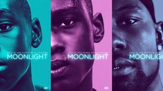 the poster for moonlightlight shows four different men's faces, each with their own name