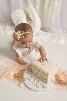 My Baby Girl’s 1/2 Birthday Swan Themed Photoshoot Monthaversary Ideas, September Photoshoot, Vom Avea Un Copil, Six Month Baby, Half Birthday Baby, Half Birthday Party, 6 Month Baby Picture Ideas, Half Birthday Cakes, 2nd Birthday Photos