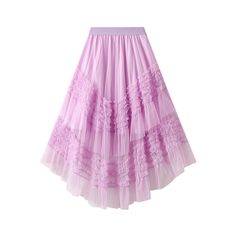 Crafted from high-quality mesh fabric, this skirt is both lightweight and breathable, ensuring comfort all day long. Available in a variety of delightful colors including white, black, apricot, khaki, pink, and purple, you're sure to find the perfect hue to complement your style. Fabric name: mesh Color: white, black, apricot, khaki, pink, purple Main fabric composition: polyester (polyester fiber) size: one size Main fabric ingredient content: 95% and above Style type: fresh and sweet Release y