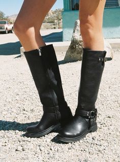 Love these Boots Low Heel, Black Riding Boots, Lace Up Wedges, Riding Boot, Loafer Sneakers, Low Block Heels, Casual Sport Shoes, Womens Black Dress, Designer Boots