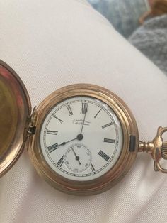 Grade: seaside, Movement Serial movement 10385666, M0del 1890, Estimated production year 1901, Jewels:15j. American Vintage, Pocket Watch, Jewelry Watches, Gold