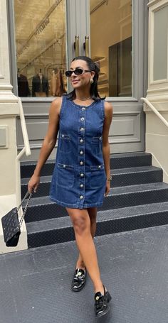 Summer Jeans, Summer Fits, Jeans Outfit, Boho Chic Fashion, Fashion Outfit, Spring Summer Outfits, Jean Outfits, Denim Dress, New Fashion