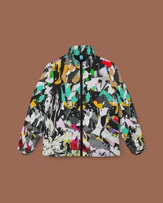 Discover the unique blend of artistry and fashion with our original colorful puffy jacket. This jacket stands out with its vibrant, eye-catching hues, meticulously crafted by talented artist. Each piece is a masterpiece, combining functionality with fashion. The puffy jacket features a design for optimal warmth and comfort, while the dynamic color palette ensures you make a bold statement wherever you go. Perfect for those who appreciate art and want to express their individuality through their Artistic Multicolor Winter Outerwear, Funky Puffer Jacket, Multicolor Hooded Puffer Outerwear, Printed Puffer Jacket, Vibrant Clothes, Rainbow Puffer Jacket, Women Puffer Jacket, Multicolor Graphic Print Urban Outerwear, Puffer Jacket Women