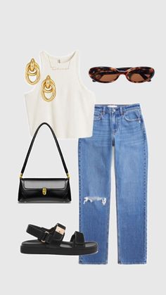 Casual Chic Spring Outfits, Outfits For Casual, Chic Spring Outfits, Casual Spring Outfit, Casual Chic Spring, Summer Outfit Inspiration, Casual Spring, Summer Fashion Outfits