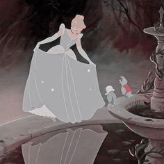 the princess and the frog are looking at each other