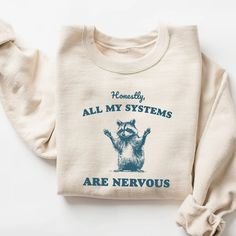 This Gender-Neutral Adult Sweatshirts item by ThreadifiedShop has 49 favorites from Etsy shoppers. Ships from San Jose, CA. Listed on Jun 19, 2024 Raccoon Gift, Sweat Vintage, Raccoon Shirt, Funny Raccoon, Raccoon Funny, Sweatshirt Vintage, Funny Sweatshirts, Looks Style