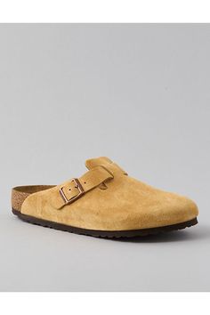 Suede leather upper/Suede footbed lining keeps you comfortable/EVA sole is flexible and lightweight/Adjustable strap with metal pin buckle/“Made in Germany” quality stamp on footbed/Not eligible for promotions | Only ships within the USA Boston Oiled Leather Birkenstock, Birkenstock Boston Clog Wool, Birkenstock Boston Clogs Oiled Leather Iron, Men’s Clogs Birkenstock, Birkenstock Shearling-lined Boston Clogs, Boston Soft Footbed, Birkenstock Men, Eva Sole, Mens Outfitters