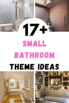 bathroom with white walls and yellow flooring is featured in the top ten small bathroom theme ideas