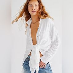 Best For Medium. No Flaws Super Comfy And Nice. Retail Is $240 Make Offers Effortless Spring Shirt With Buttons, Effortless Spring Daywear Shirt, Effortless Spring Shirt For Daywear, Relaxed Buttoned Tops For Daywear, Relaxed Button-up Tops For Daywear, Relaxed Button-up Shirt For Spring, Relaxed Button-up Spring Shirt, Relaxed Shirt With Button Closure For Daywear, Chic Relaxed Fit Shirt For Daywear