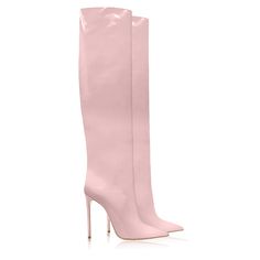 Boots Karen light pink patent Woman – Identità Shoes Light Pink Boots, Light Pink Heels, Light Pink Shoes, Pink Boots, Pink Accessories, Pink Heels, Pink Shoes, Pump Sandals, Lace Boots